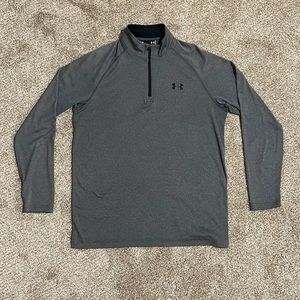 Under Armour Quarter Zip, Medium, Gray
